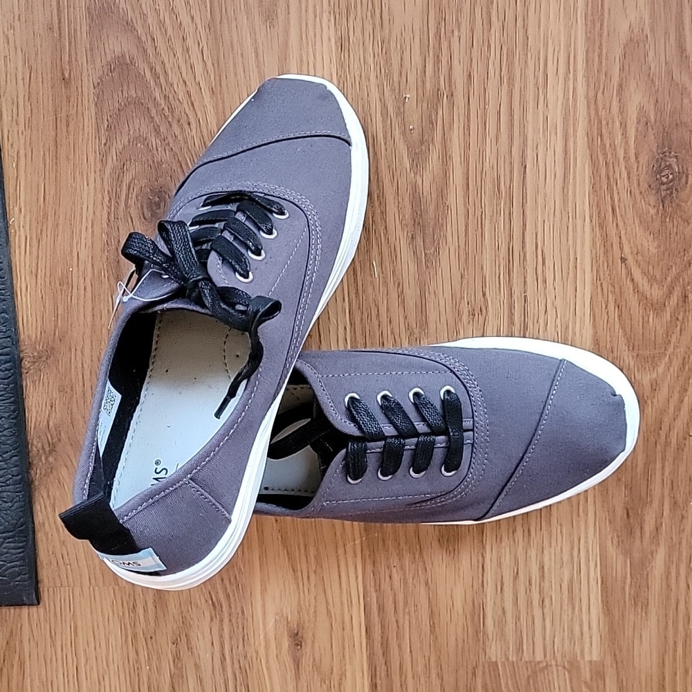 Toms Youth Grey Canvas